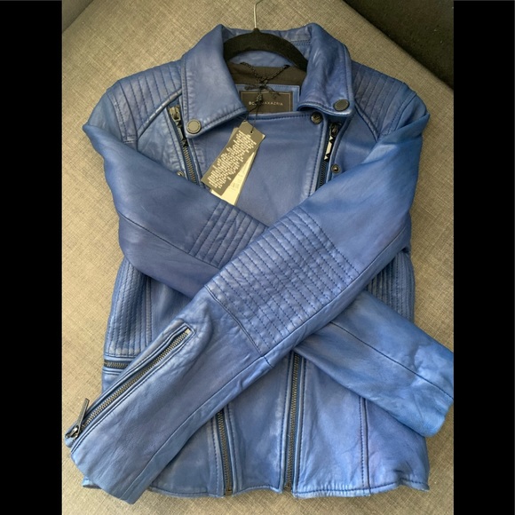 BCBGMAXAZRIA LEATHER JACKET. Size. S - Picture 5 of 6